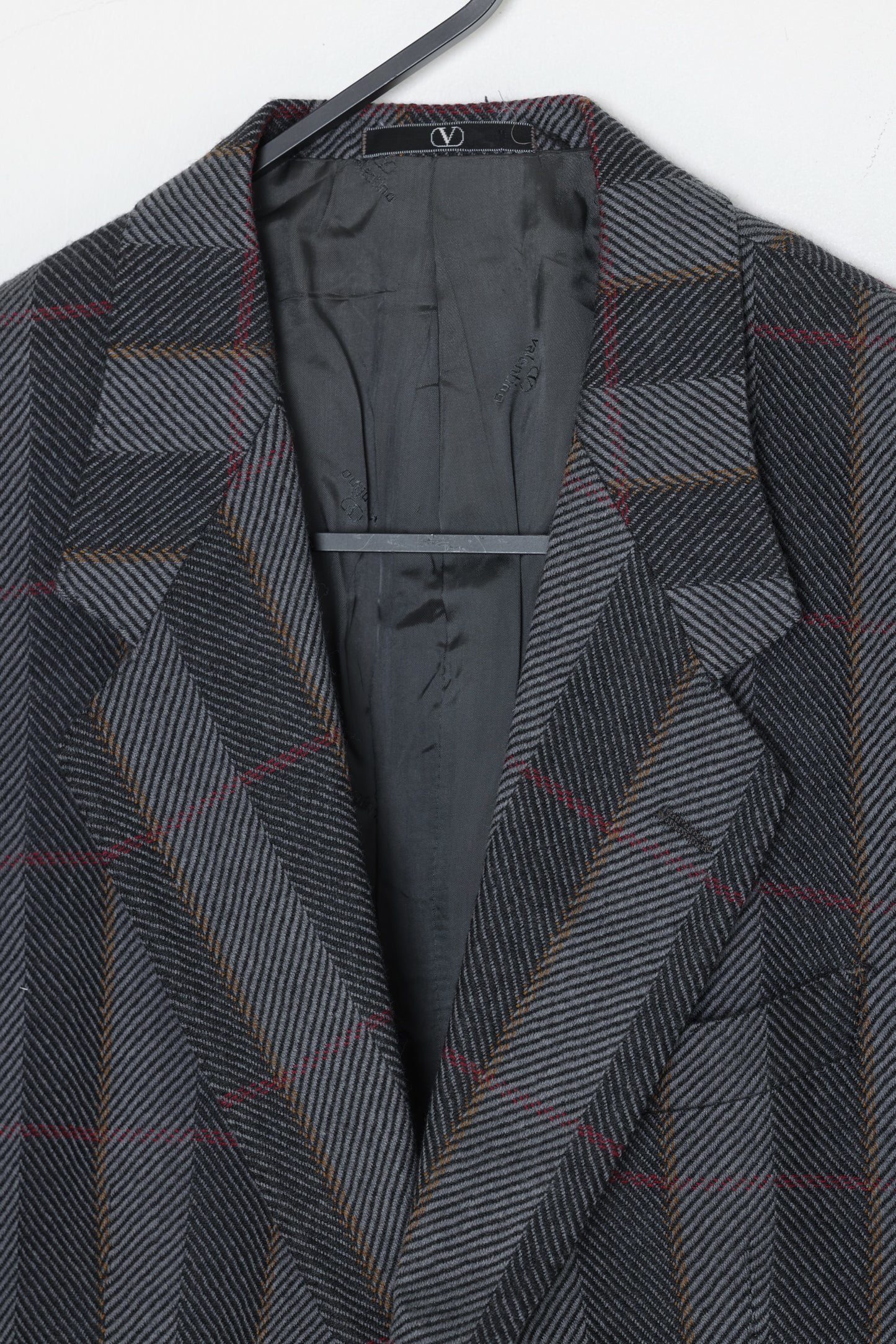 Late 1980s, Windowpane Twill-Herringbone, Valentino Nordic Distribution