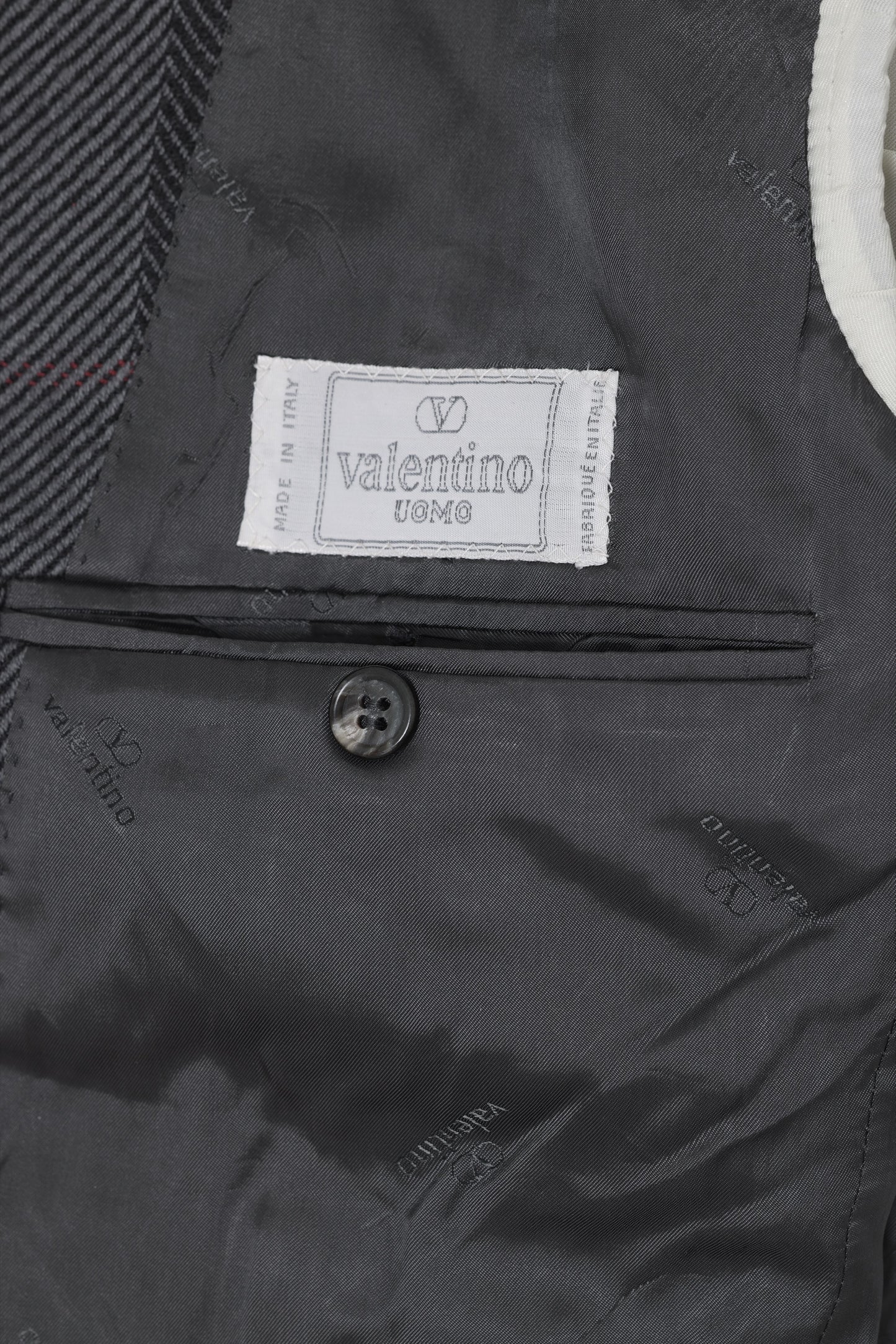Late 1980s, Windowpane Twill-Herringbone, Valentino Nordic Distribution