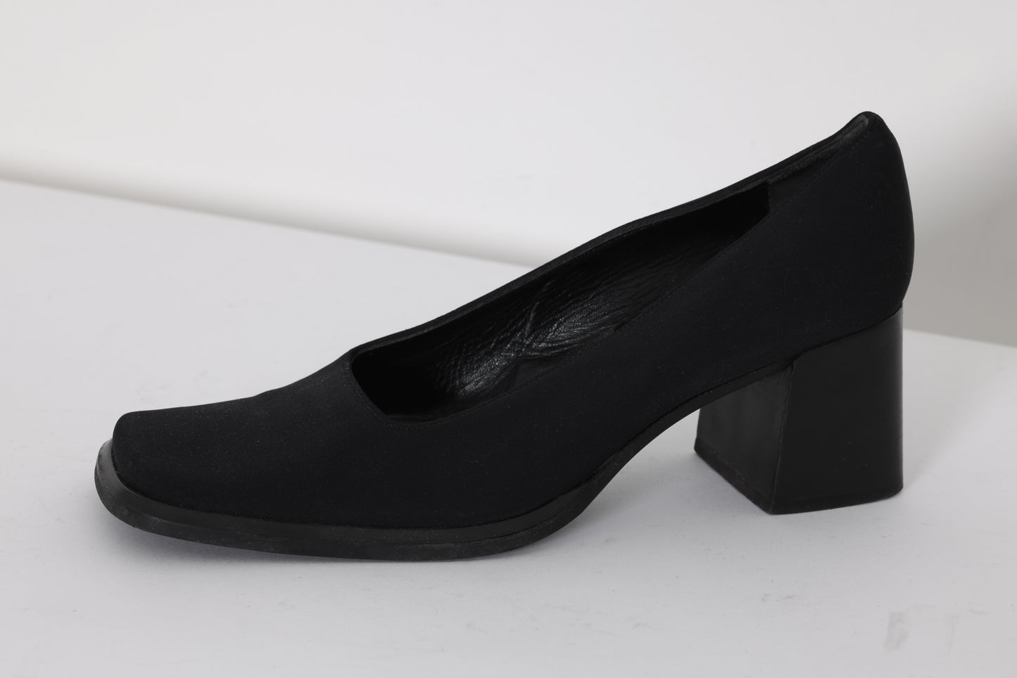 Late-1990s, Court Shoe in Matte Technical Cloth, Cagliari, Sardinia