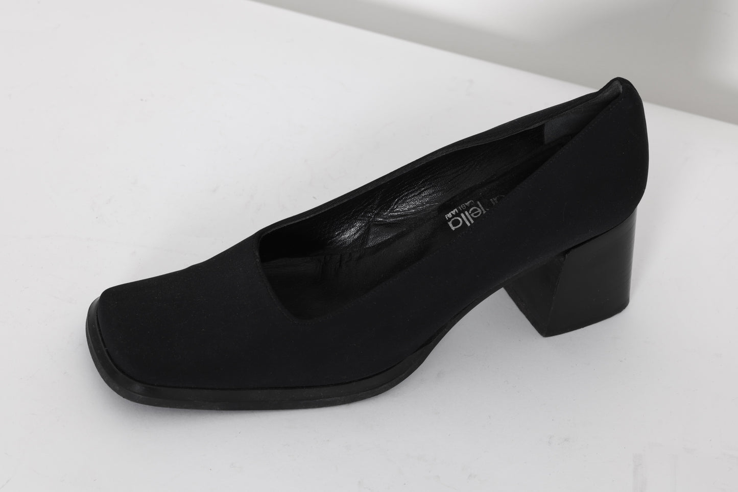 Late-1990s, Court Shoe in Matte Technical Cloth, Cagliari, Sardinia