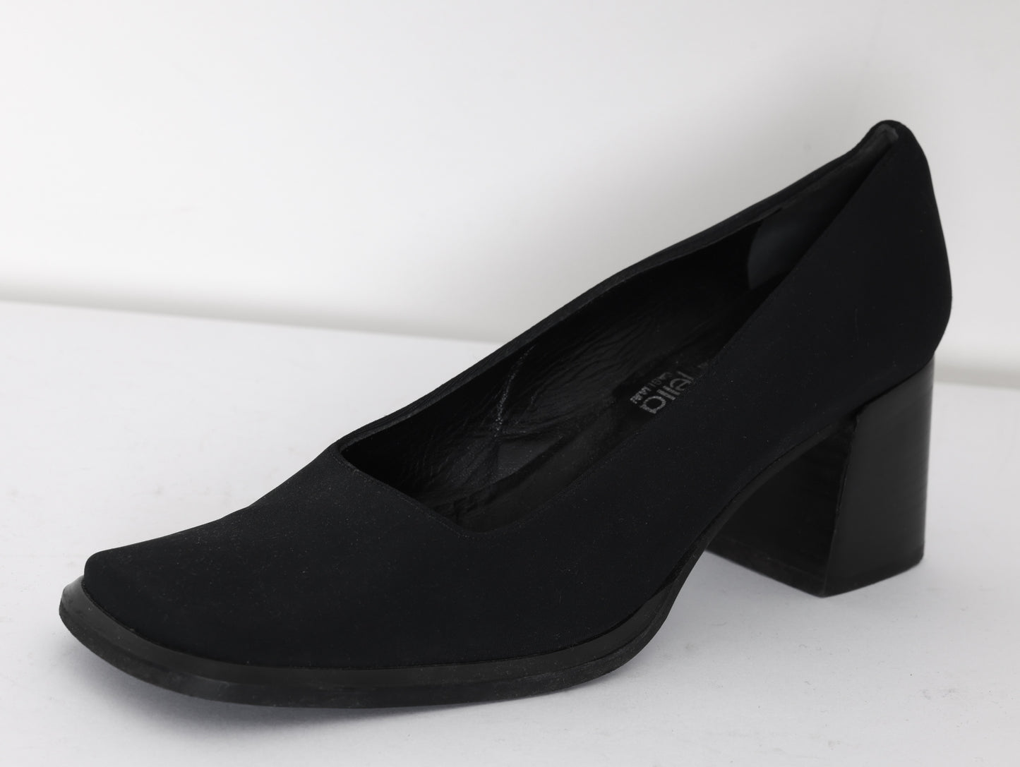 Late-1990s, Court Shoe in Matte Technical Cloth, Cagliari, Sardinia
