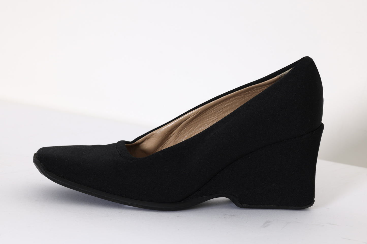 Late-1990s, Italian Wedge Court Pump with Molded Platform Sole