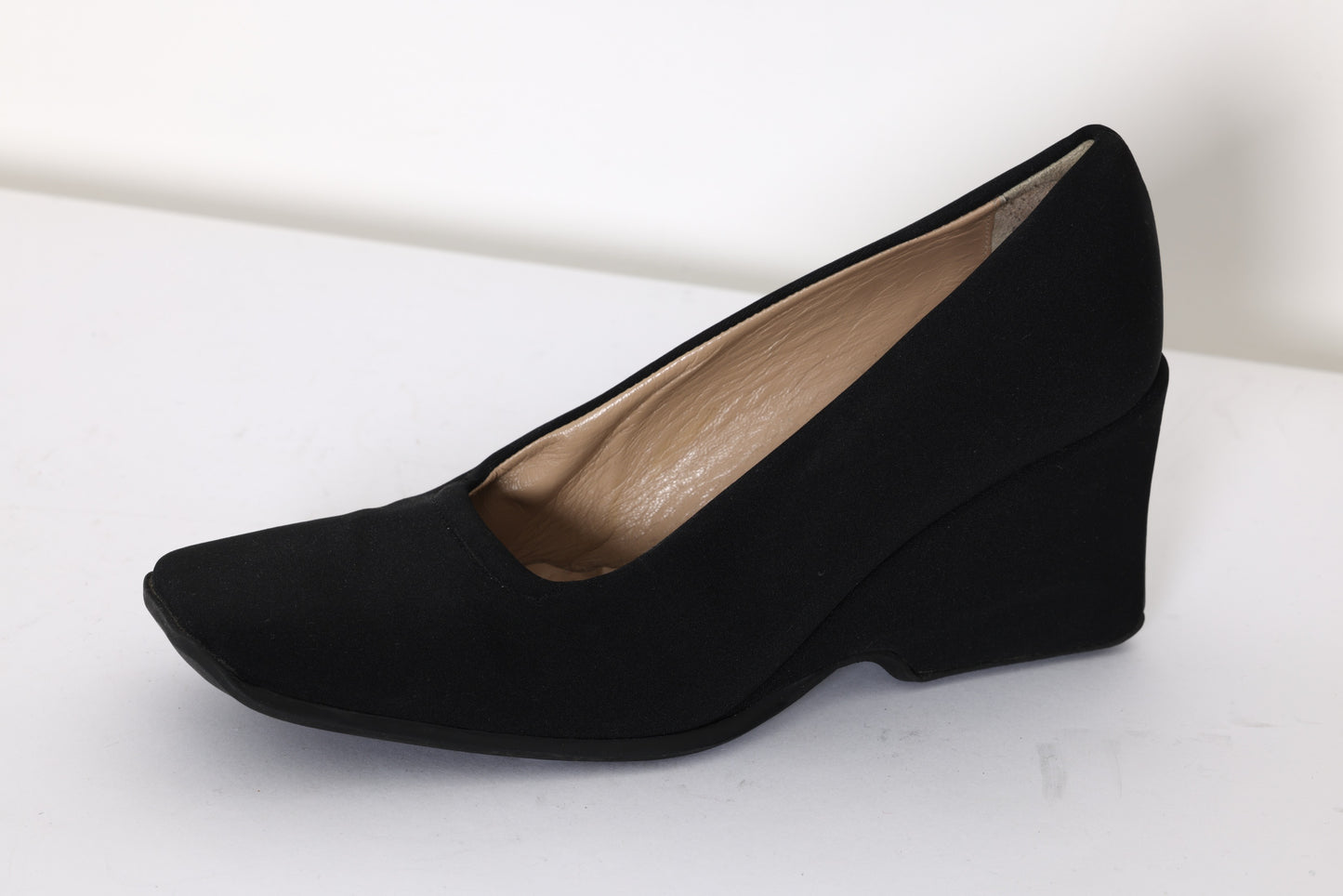 Late-1990s, Italian Wedge Court Pump with Molded Platform Sole