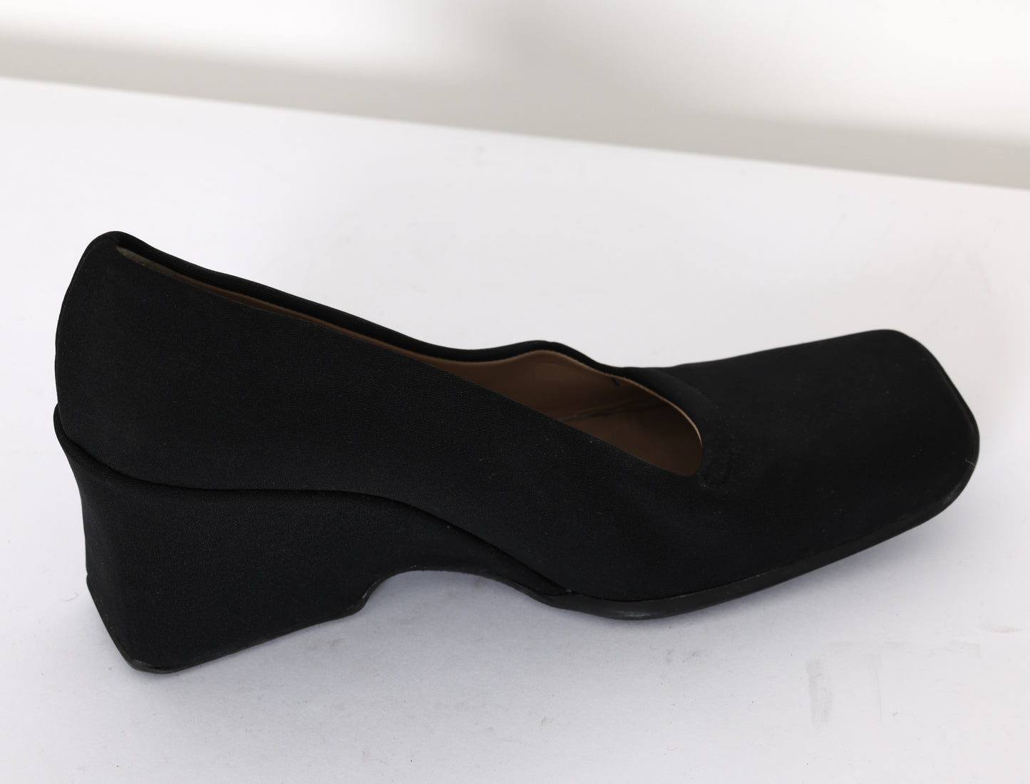 Late-1990s, Italian Wedge Court Pump with Molded Platform Sole