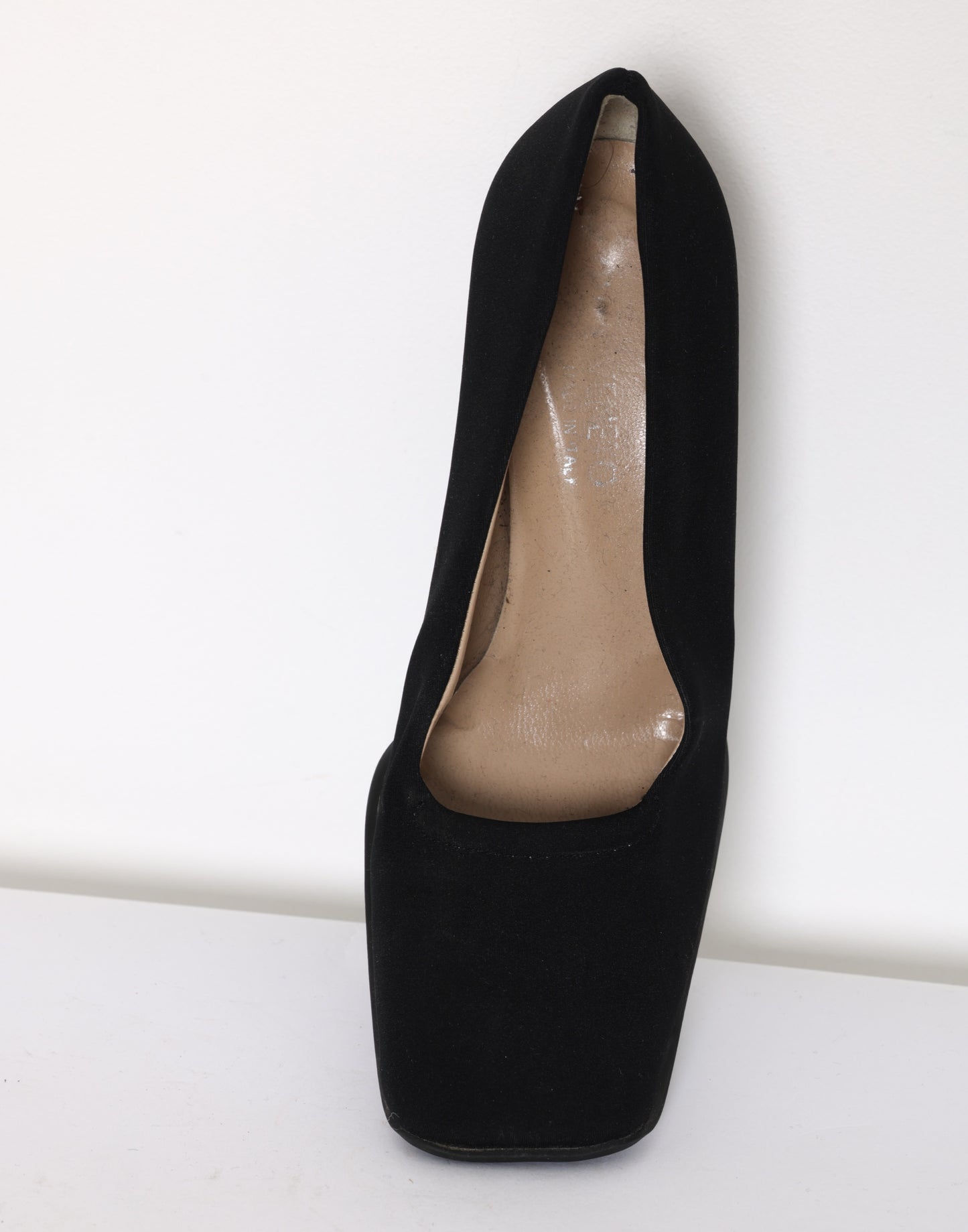 Late-1990s, Italian Wedge Court Pump with Molded Platform Sole