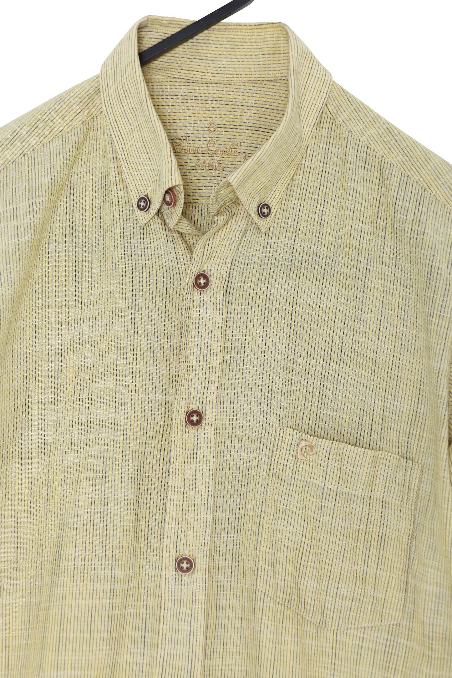 Late-1990s, Summer Shirt in Airy Slub-Weave, Pierre Cardin