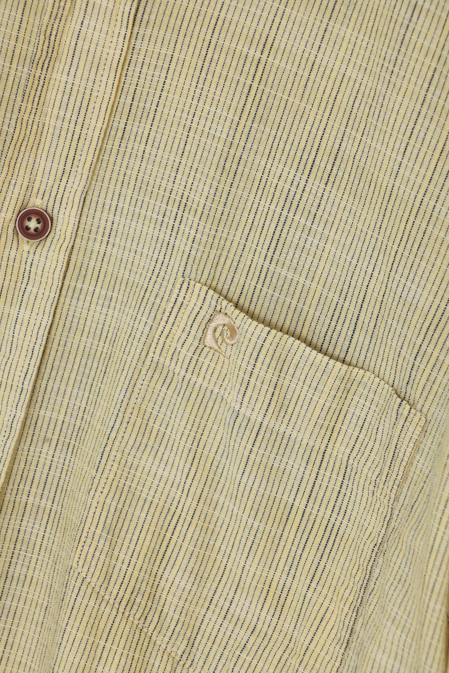 Late-1990s, Summer Shirt in Airy Slub-Weave, Pierre Cardin