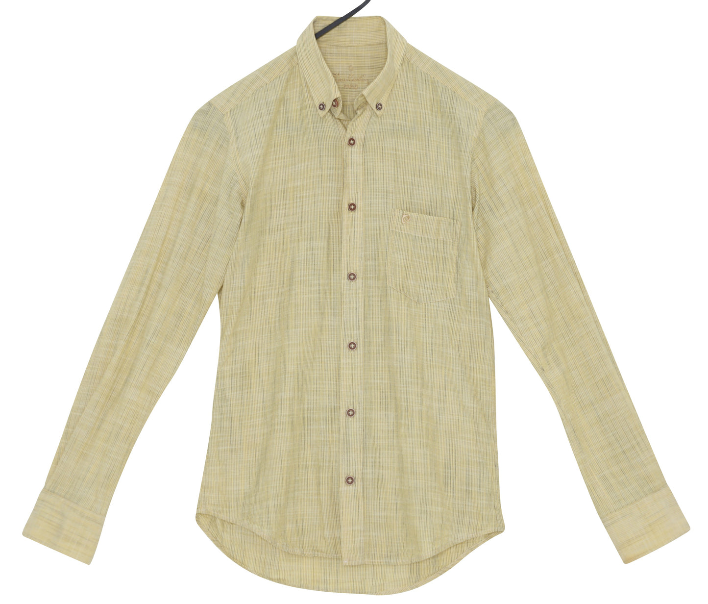 Late-1990s, Summer Shirt in Airy Slub-Weave, Pierre Cardin