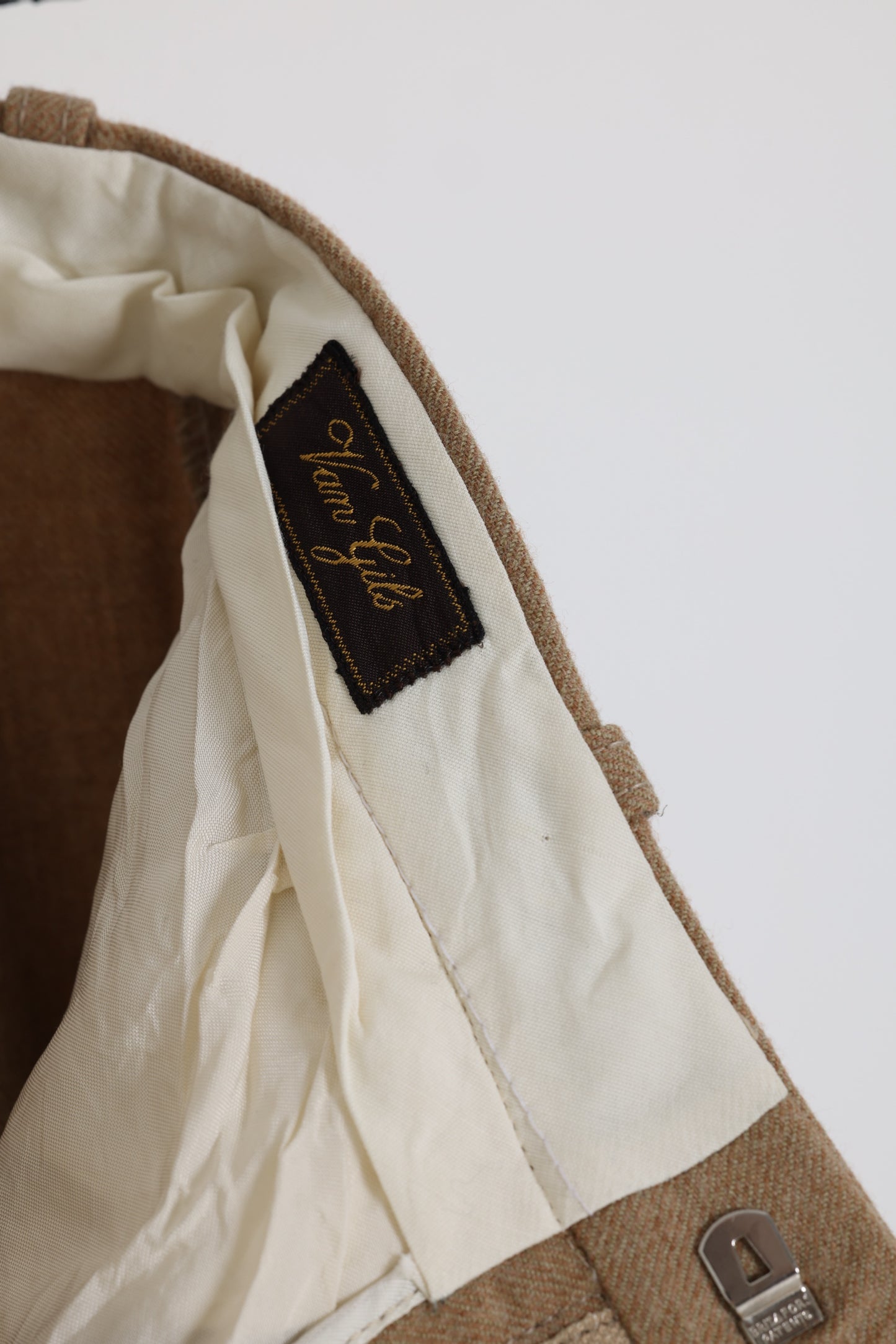 Late 20th Century Dutch Trousers, Zuiver Scheerwole, Pleated Front Construction