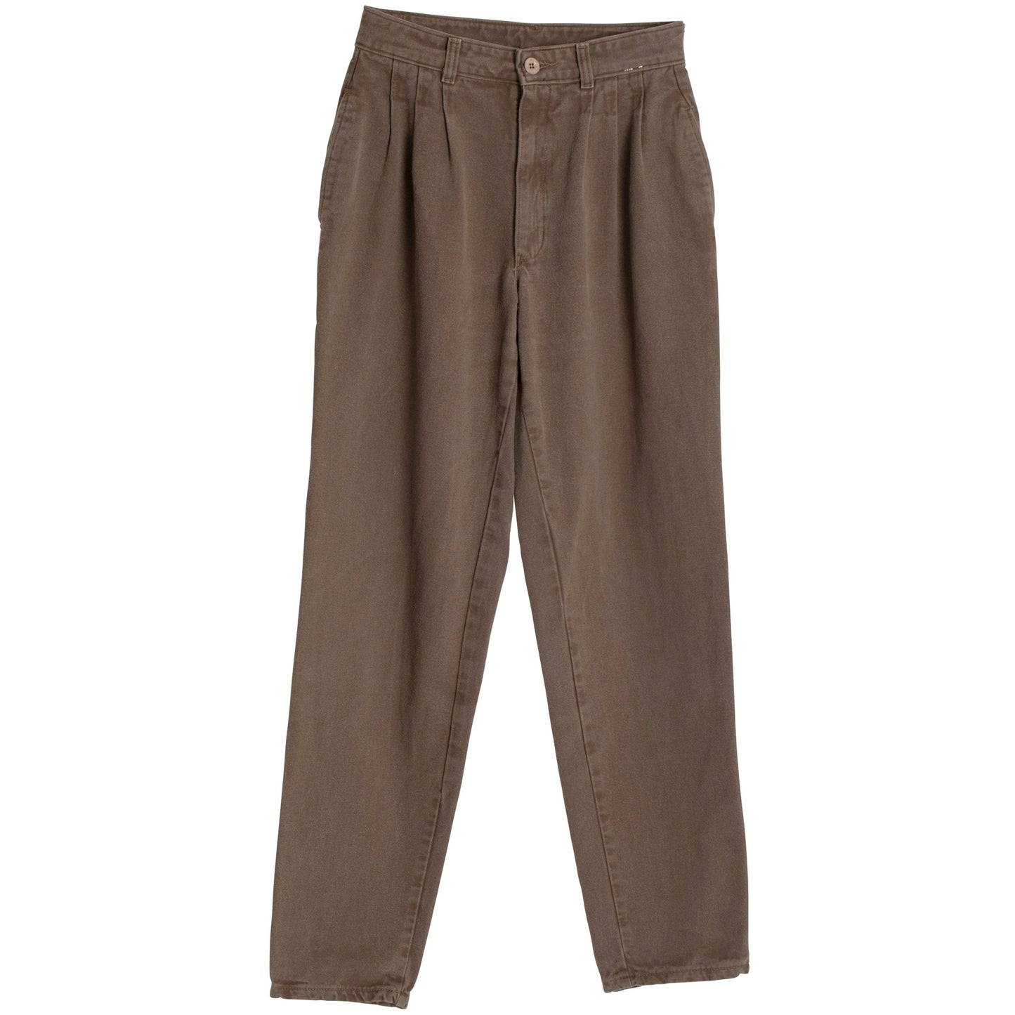 80s, Brushed Twill, High-Waist, Leg Shaping, Workwear