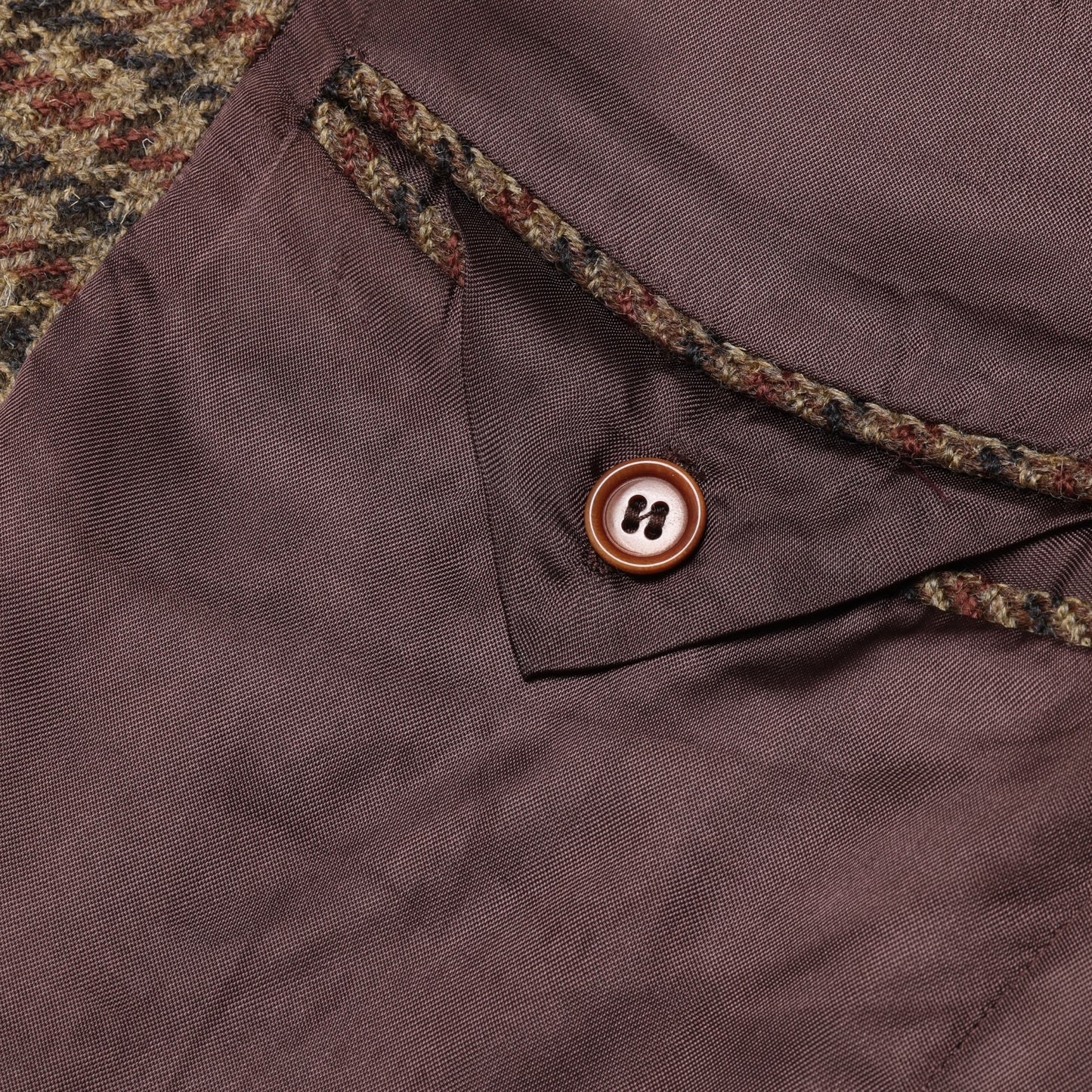 Vintage, 1980s, Woolmark, Rough-Spun Houndstooth Tweed
