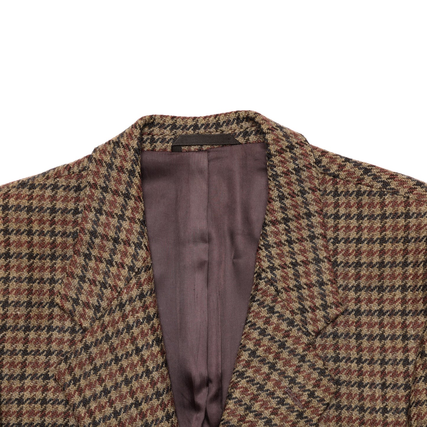 Vintage, 1980s, Woolmark, Rough-Spun Houndstooth Tweed