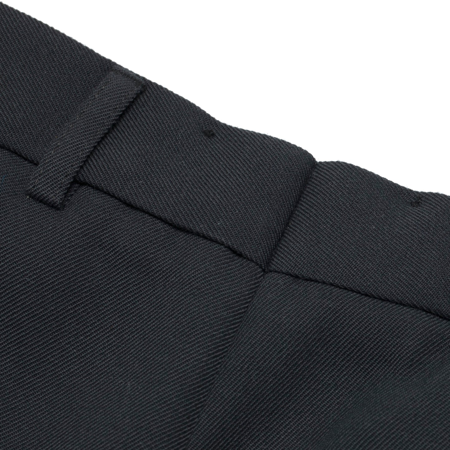 70s, High-Twist Wool, Wide-Leg Cut, Press-Creased