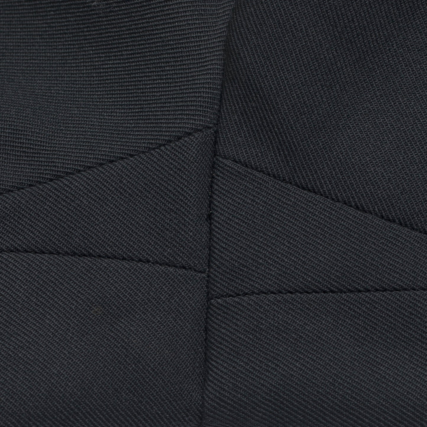70s, High-Twist Wool, Wide-Leg Cut, Press-Creased