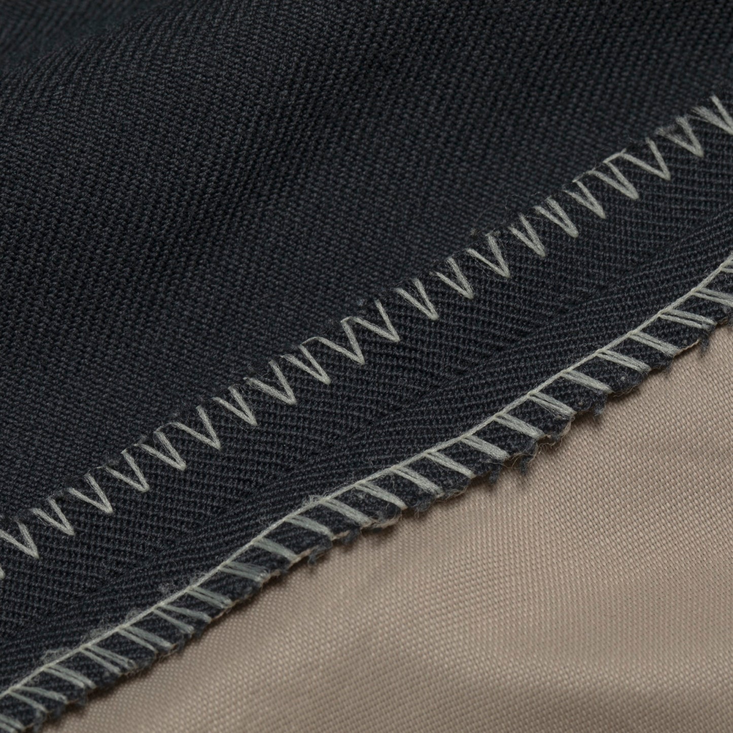 70s, High-Twist Wool, Wide-Leg Cut, Press-Creased
