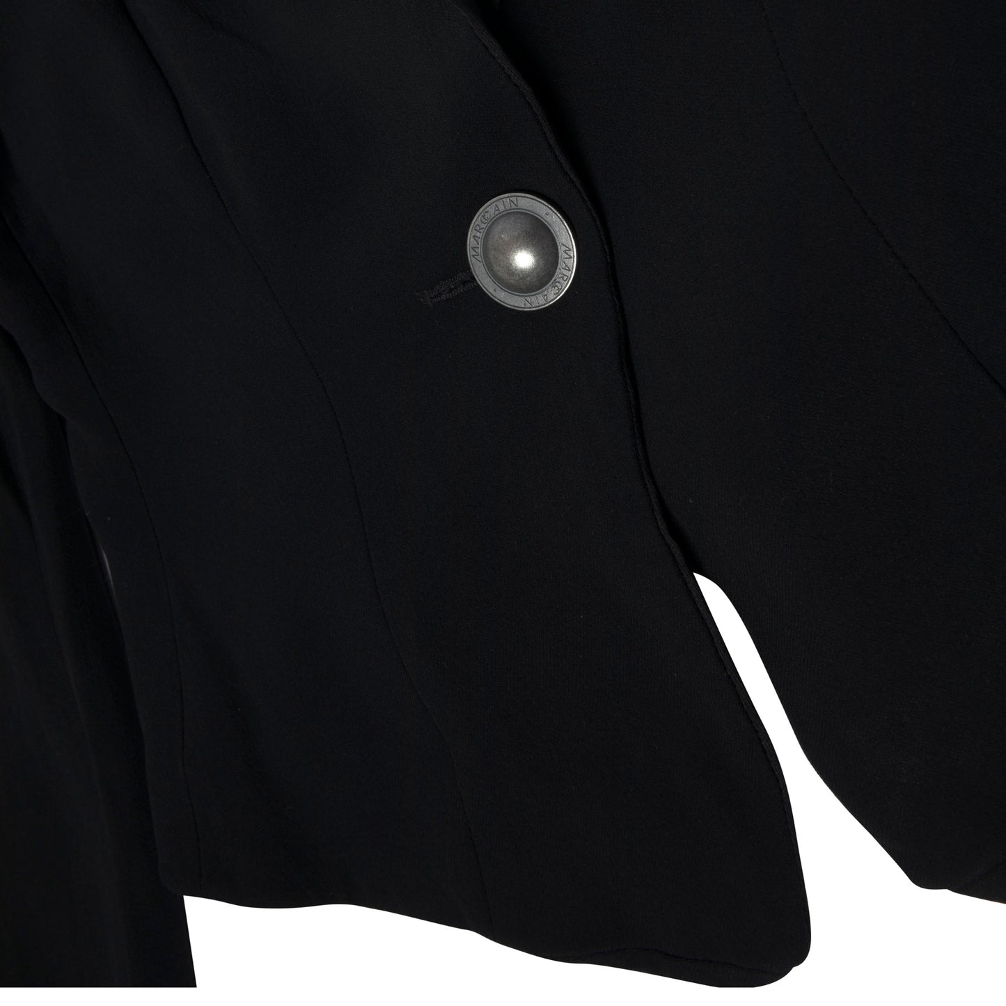 Crepe Weave Cropped Peaked Lapel Dinner Jacket