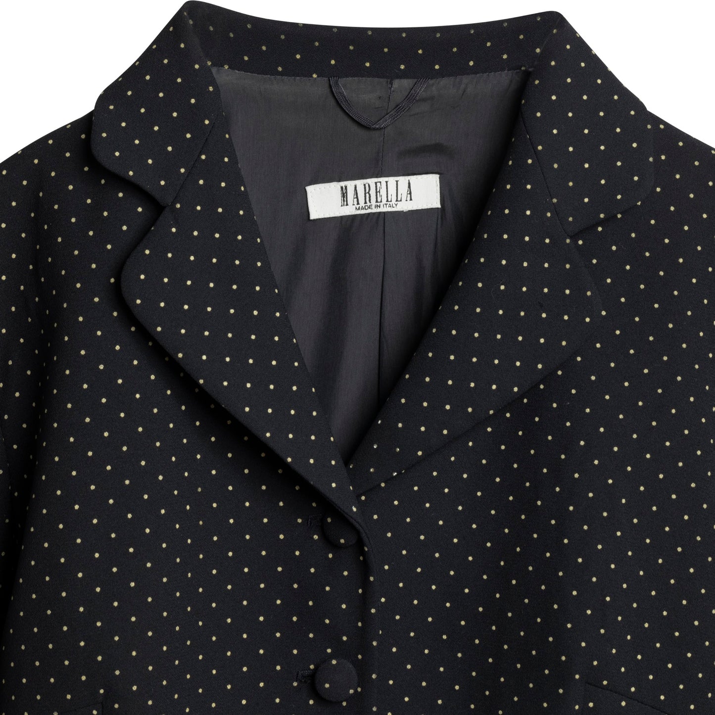 Dotted Swiss Crêpe Weave Cloverleaf Blazer