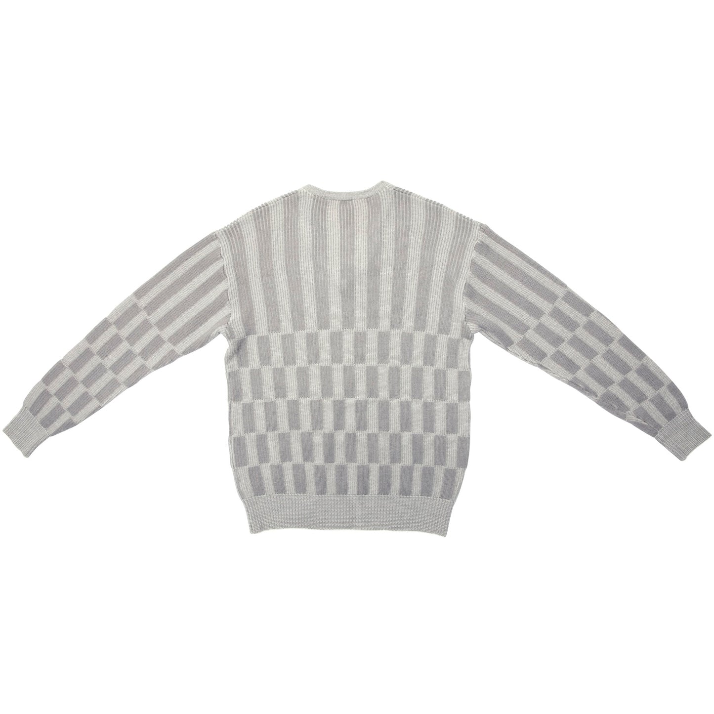 Vintage, 1970s, Woolmark, Tuck Stitch, Checkerboard