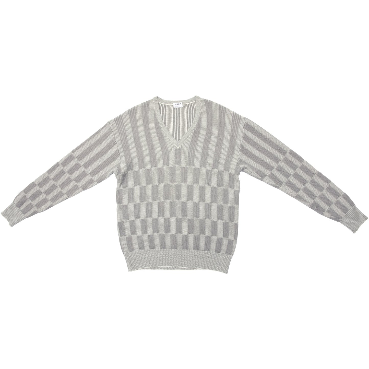 Vintage, 1970s, Woolmark, Tuck Stitch, Checkerboard
