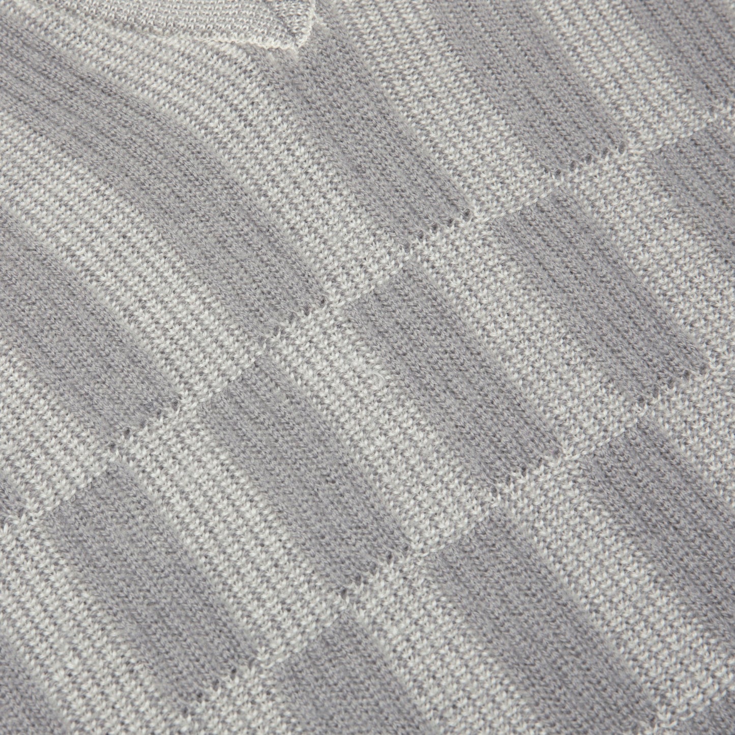 Vintage, 1970s, Woolmark, Tuck Stitch, Checkerboard