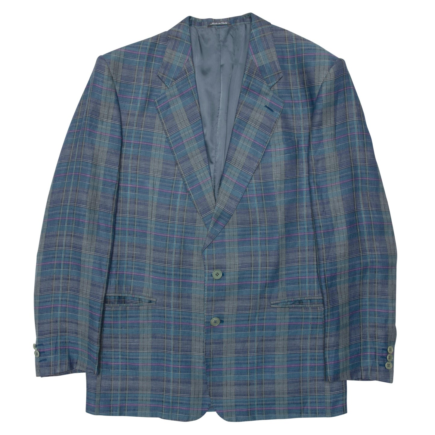 70s, Linen Slubs, Faint Iridescence, Sacco Construction, Neo-Dandy