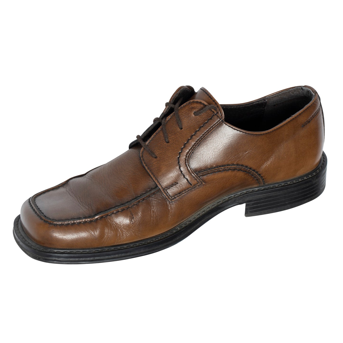 90s, Chrome-Tanned, Flat Square Toe Box, Apron Derby