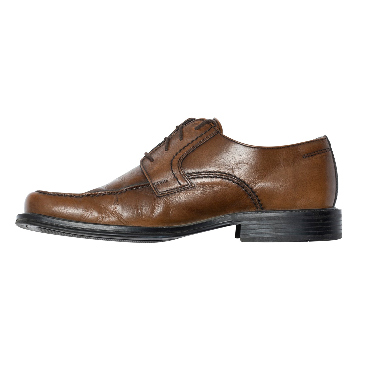 90s, Chrome-Tanned, Flat Square Toe Box, Apron Derby