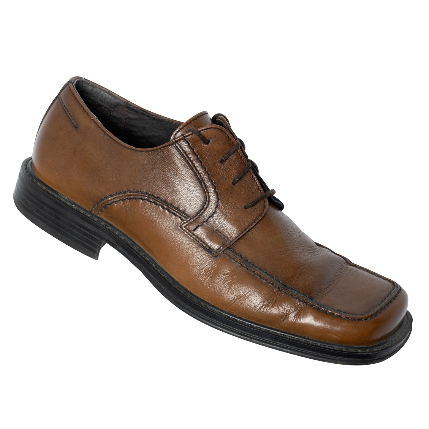 90s, Chrome-Tanned, Flat Square Toe Box, Apron Derby