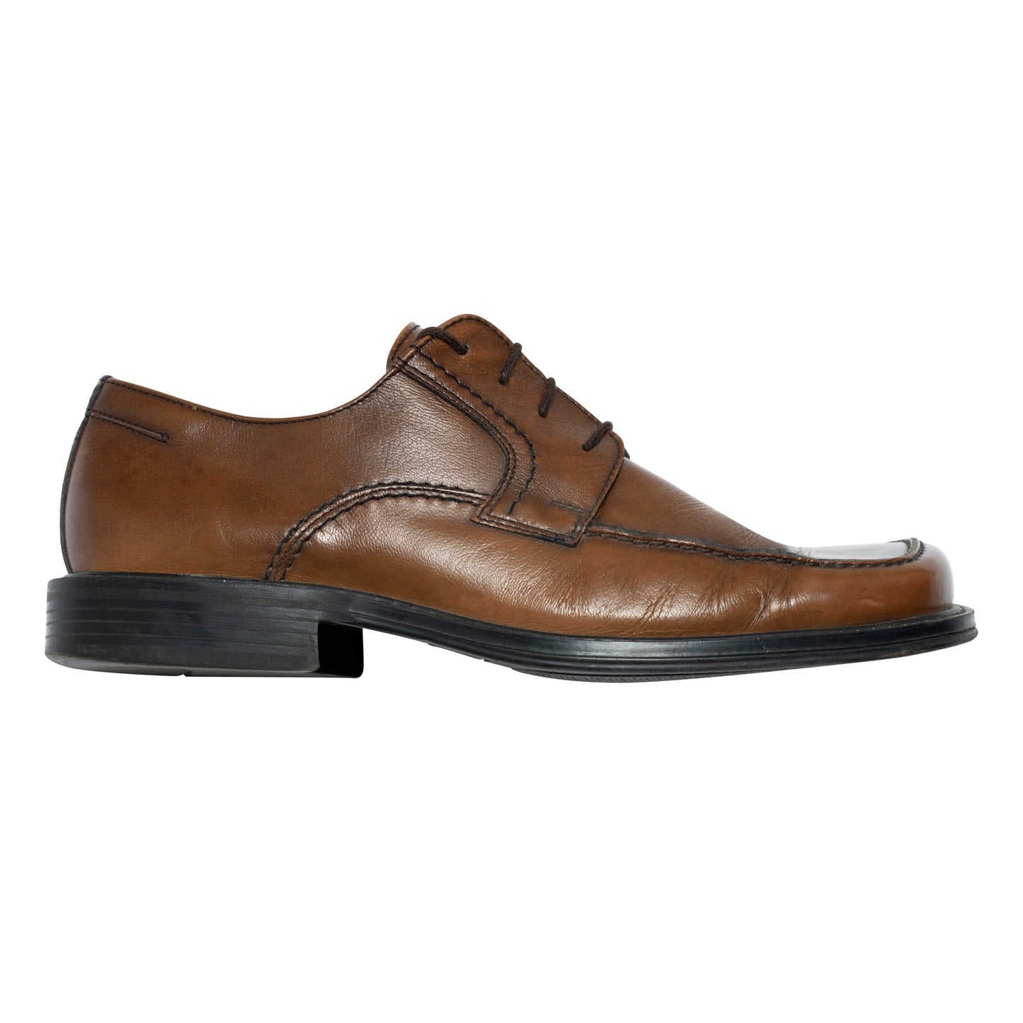 90s, Chrome-Tanned, Flat Square Toe Box, Apron Derby