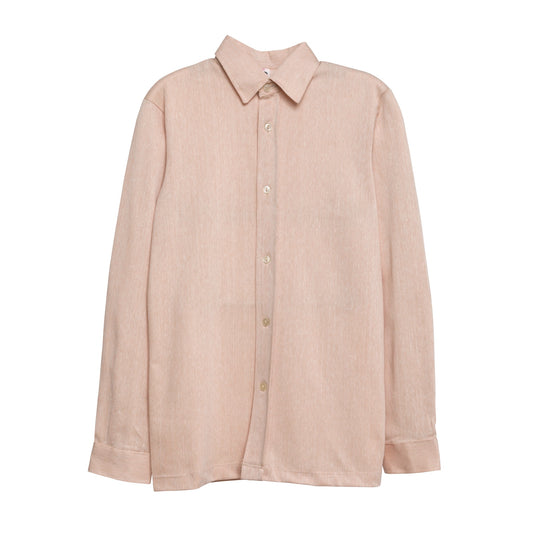 Melange Viscose Blend Jersey Knit Shirt