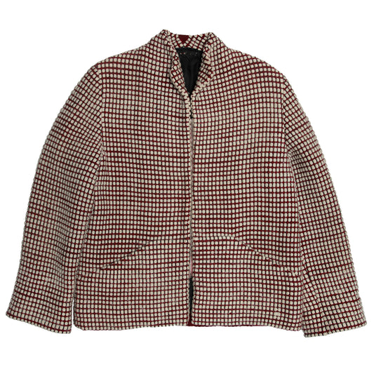 Structural Double-Cloth Weave Kimono Jacket