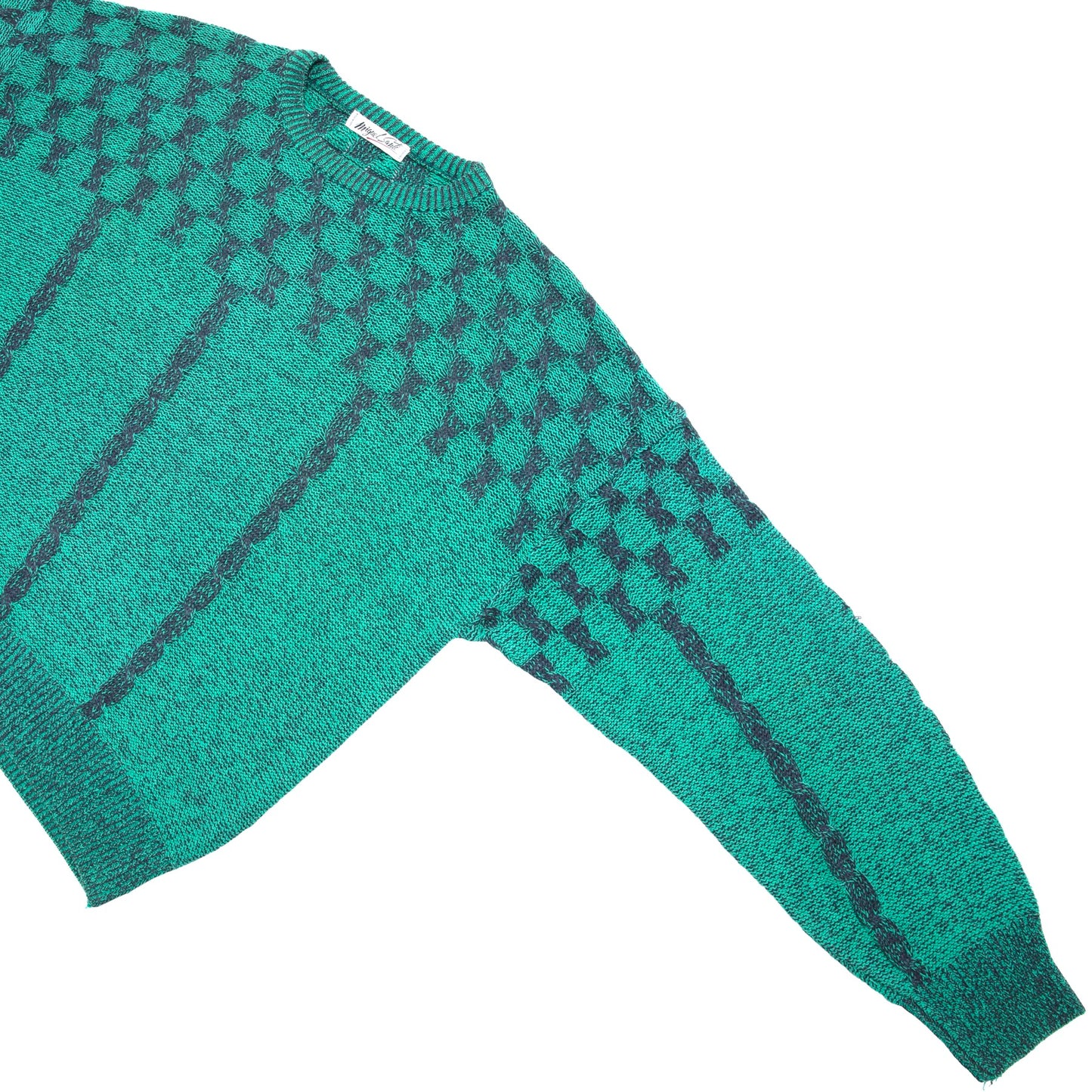 Two Ply Yarn, Linen Blend, Checkerboard
