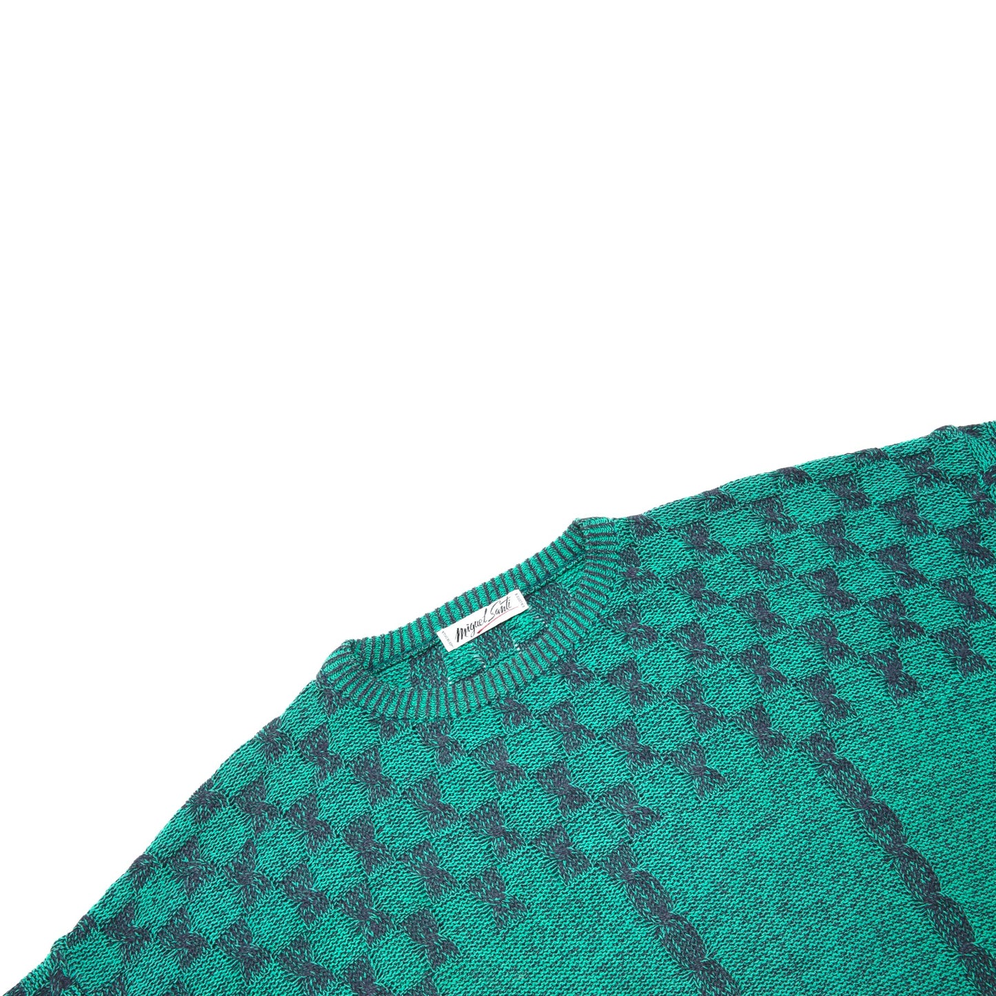 Two Ply Yarn, Linen Blend, Checkerboard