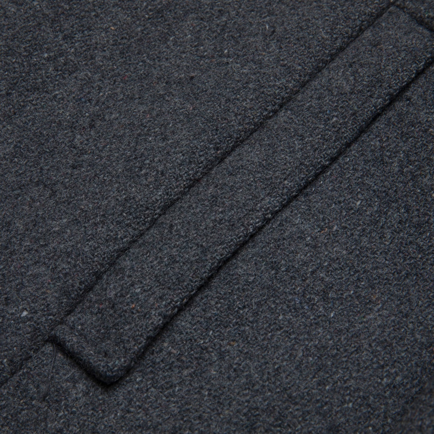 Boiled Wool A-Line Dress Coat