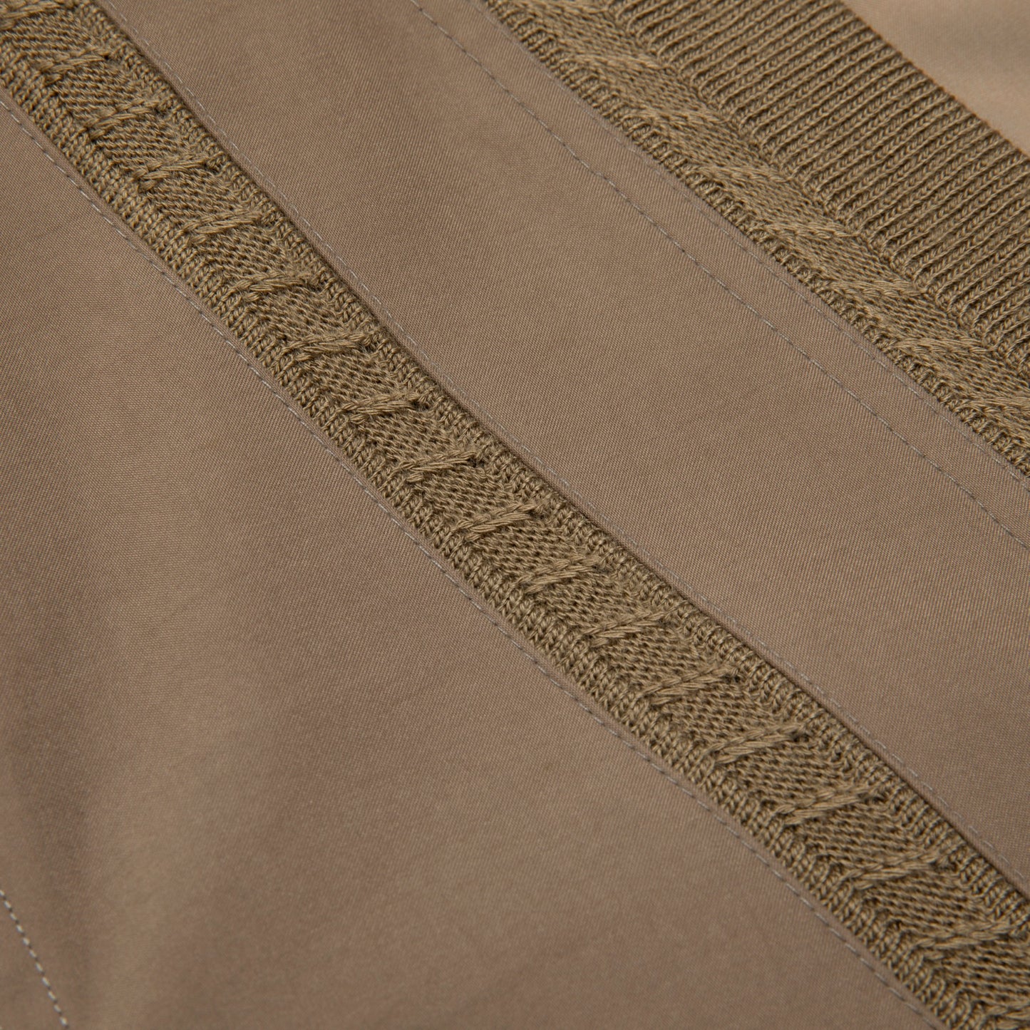 70s Herringbone Knit Trim Cardigan Jacket