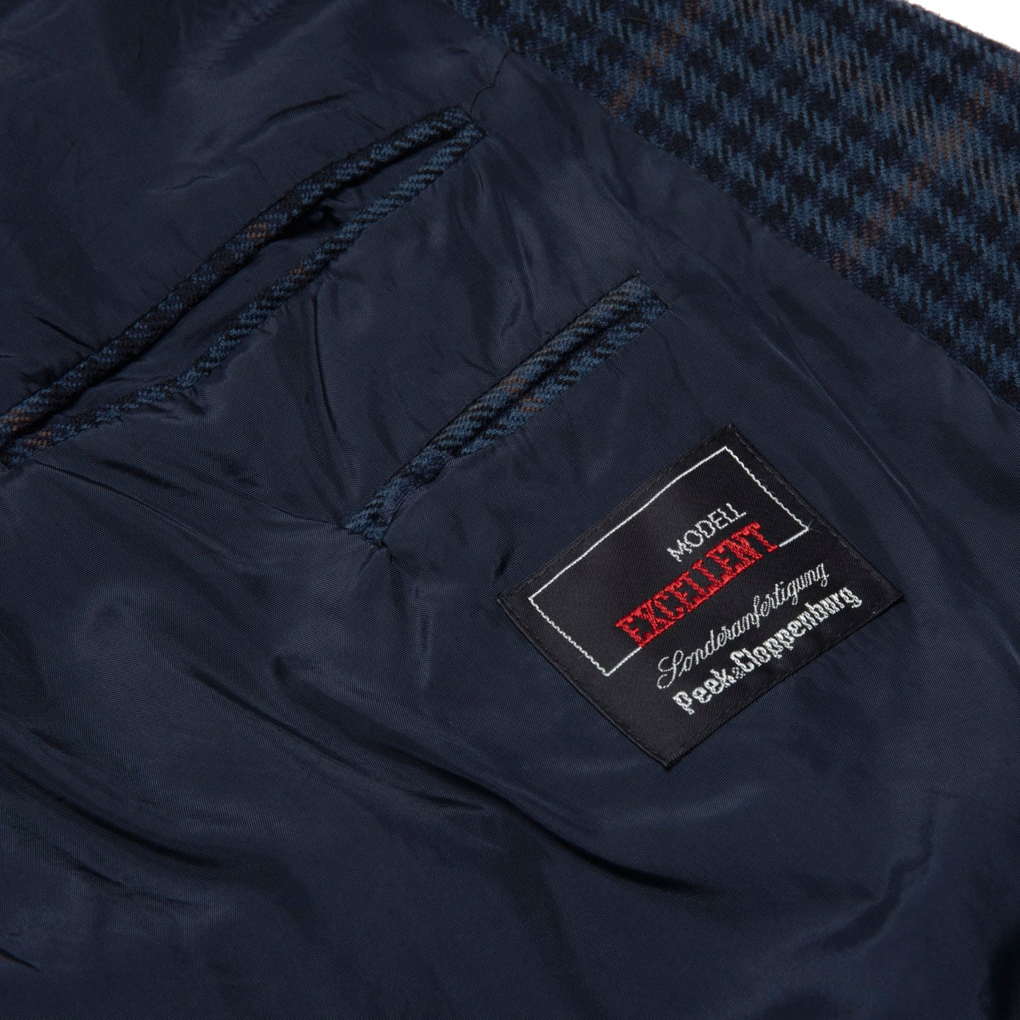 60s Houndstooth Brushed Twill Tweed Sports Jacket