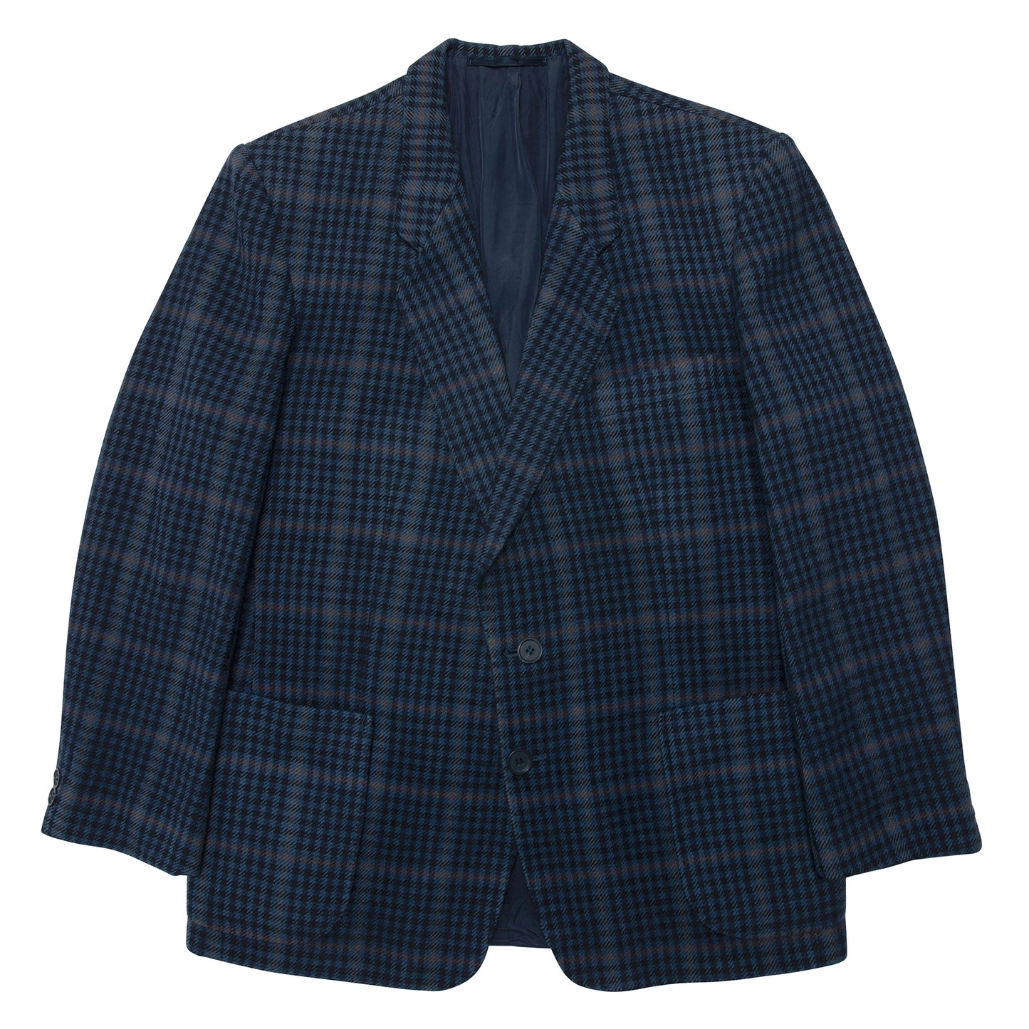 60s Houndstooth Brushed Twill Tweed Sports Jacket