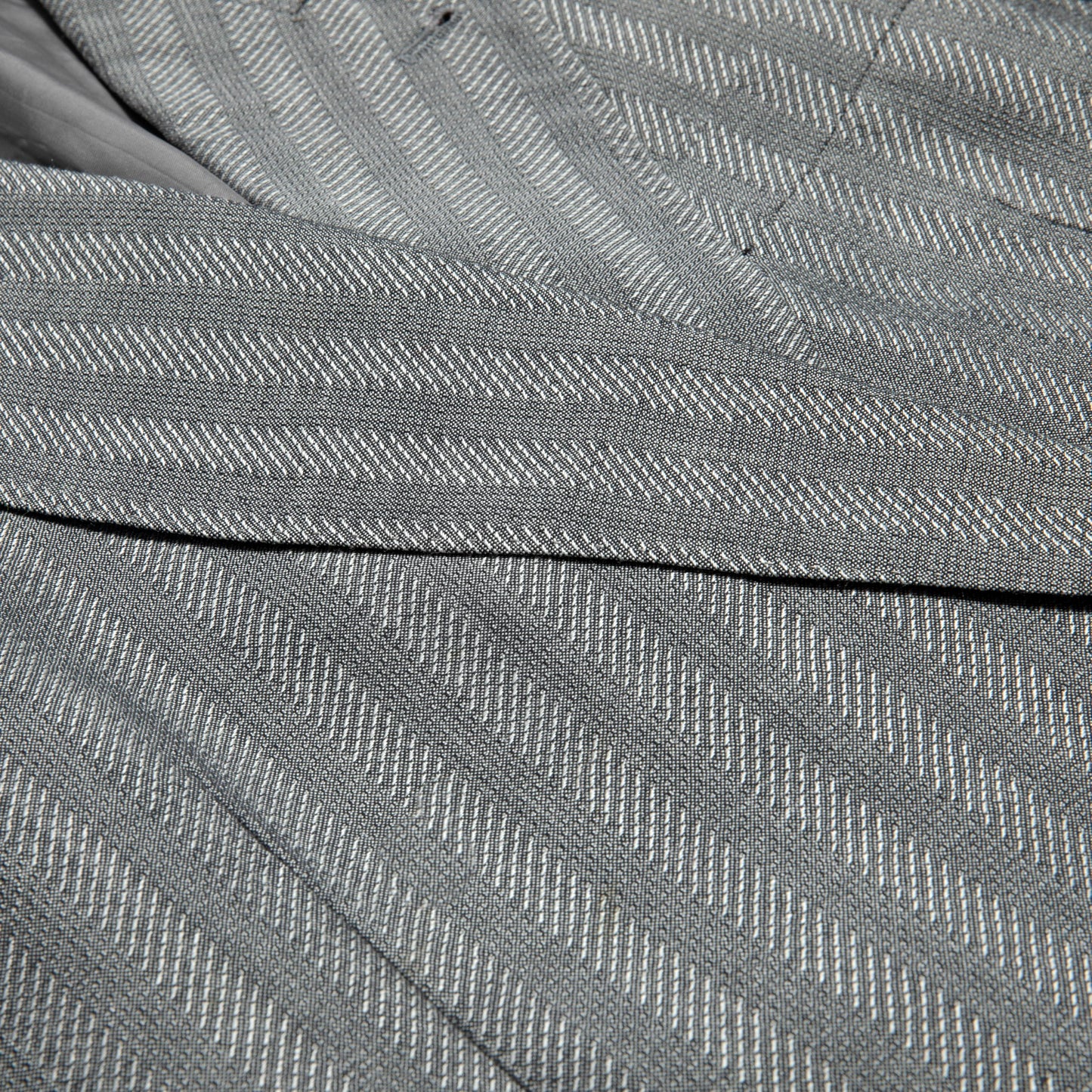 70s Mohair Herringbone Edwardian Blazer