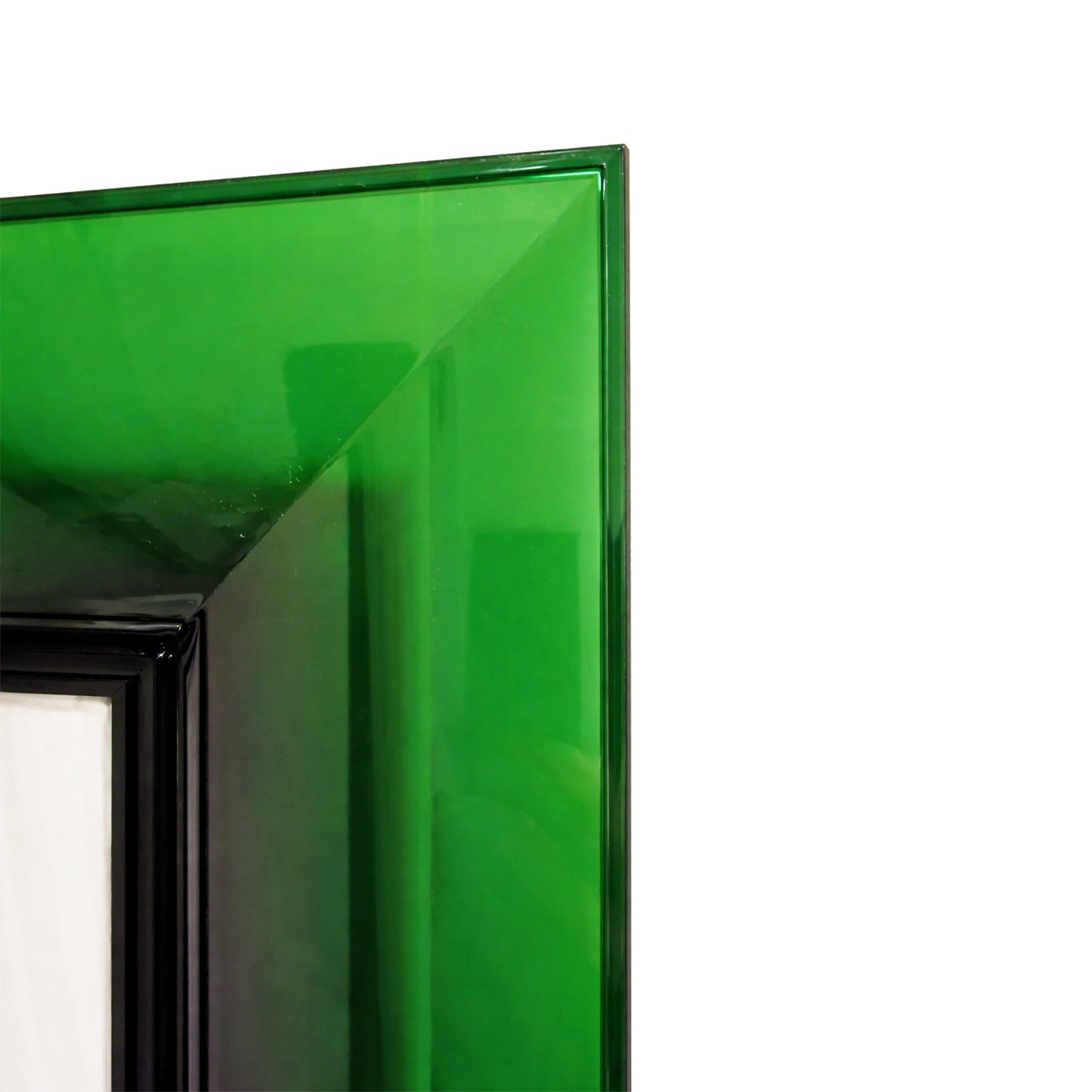 François Ghost Mirror, Injection-Molded PMMA Frame with Silvered Glass