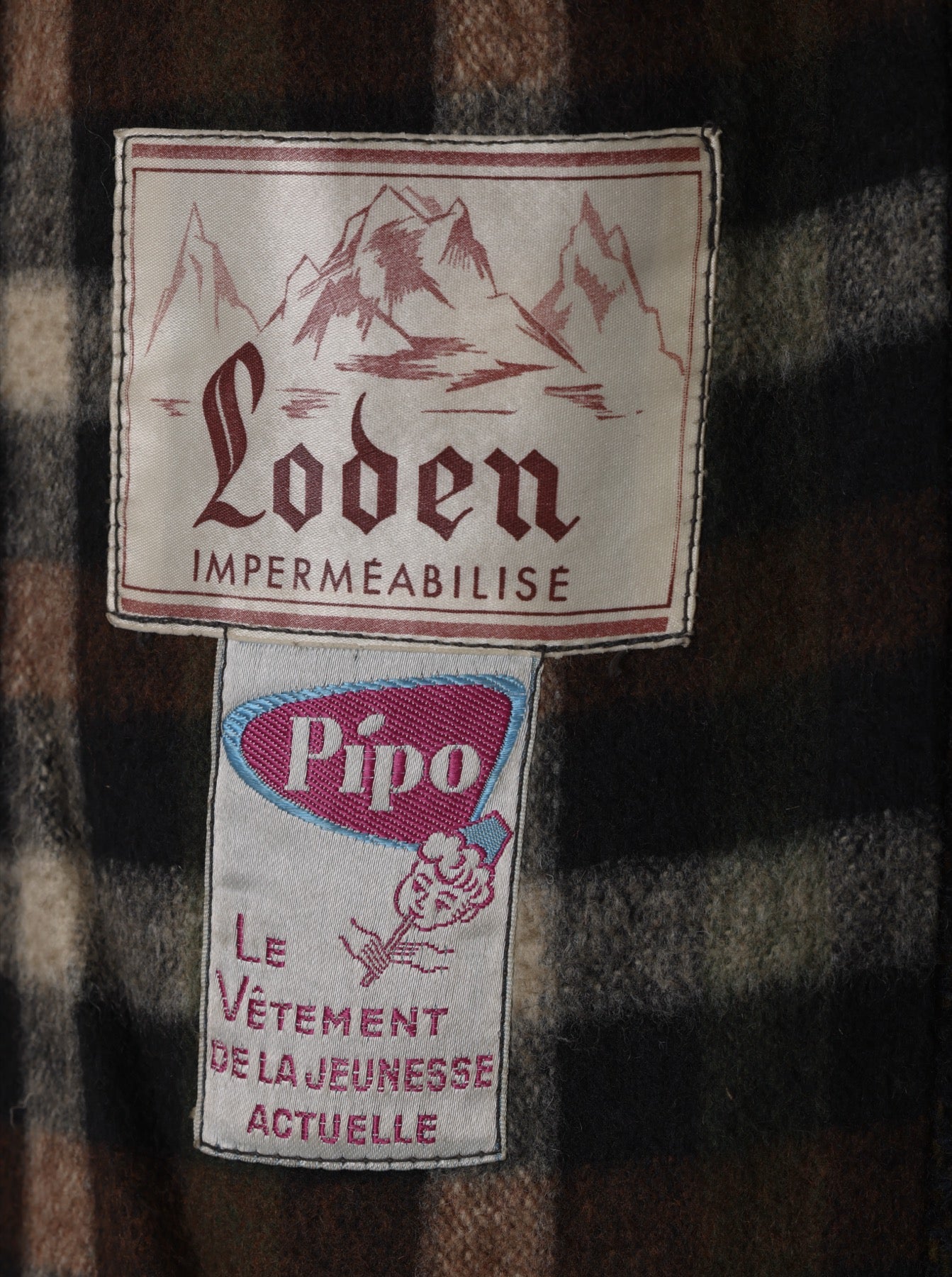 Vintage, 1960s, Loden, Imperméabilisé