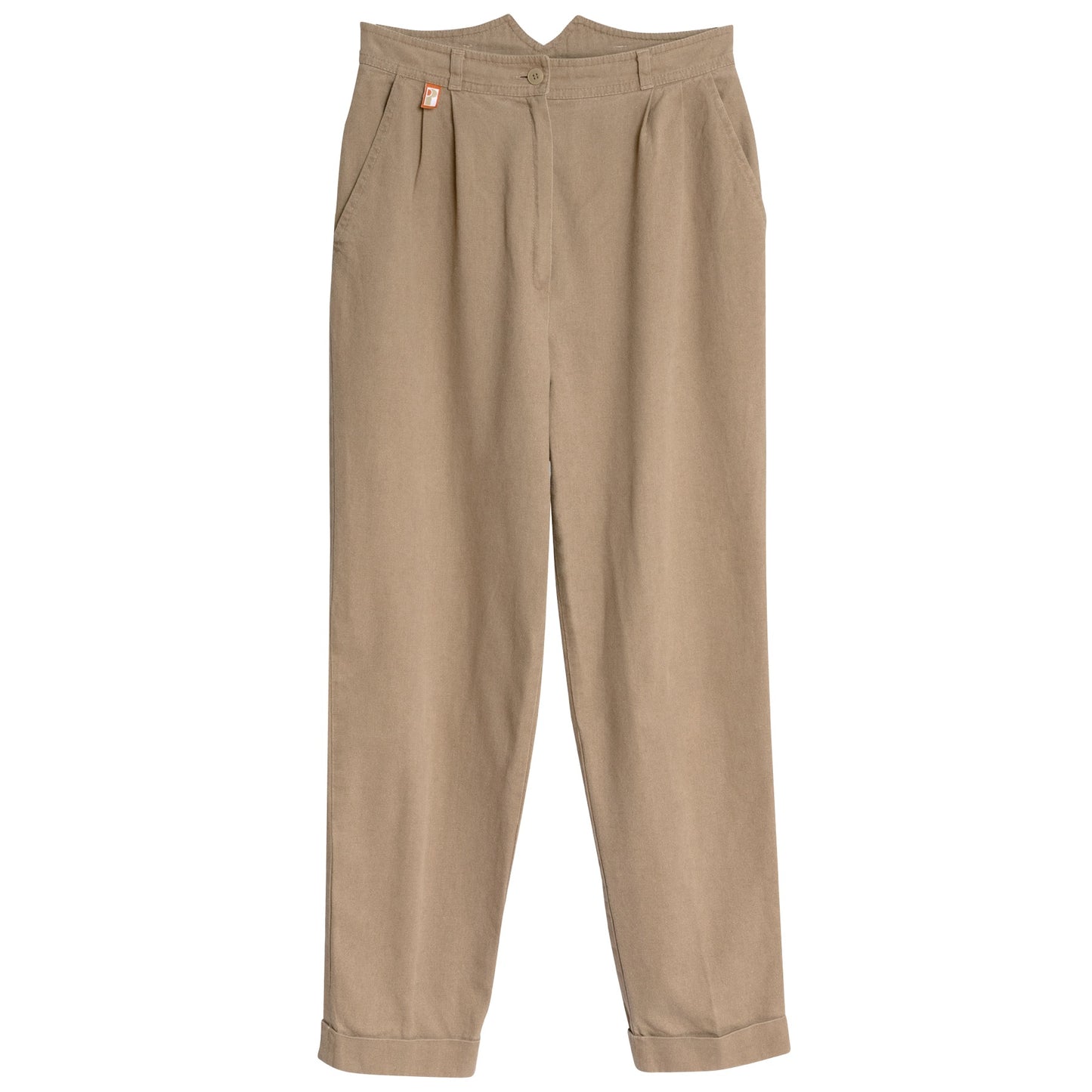 Canvas Cotton Linen Pleated Pantalons