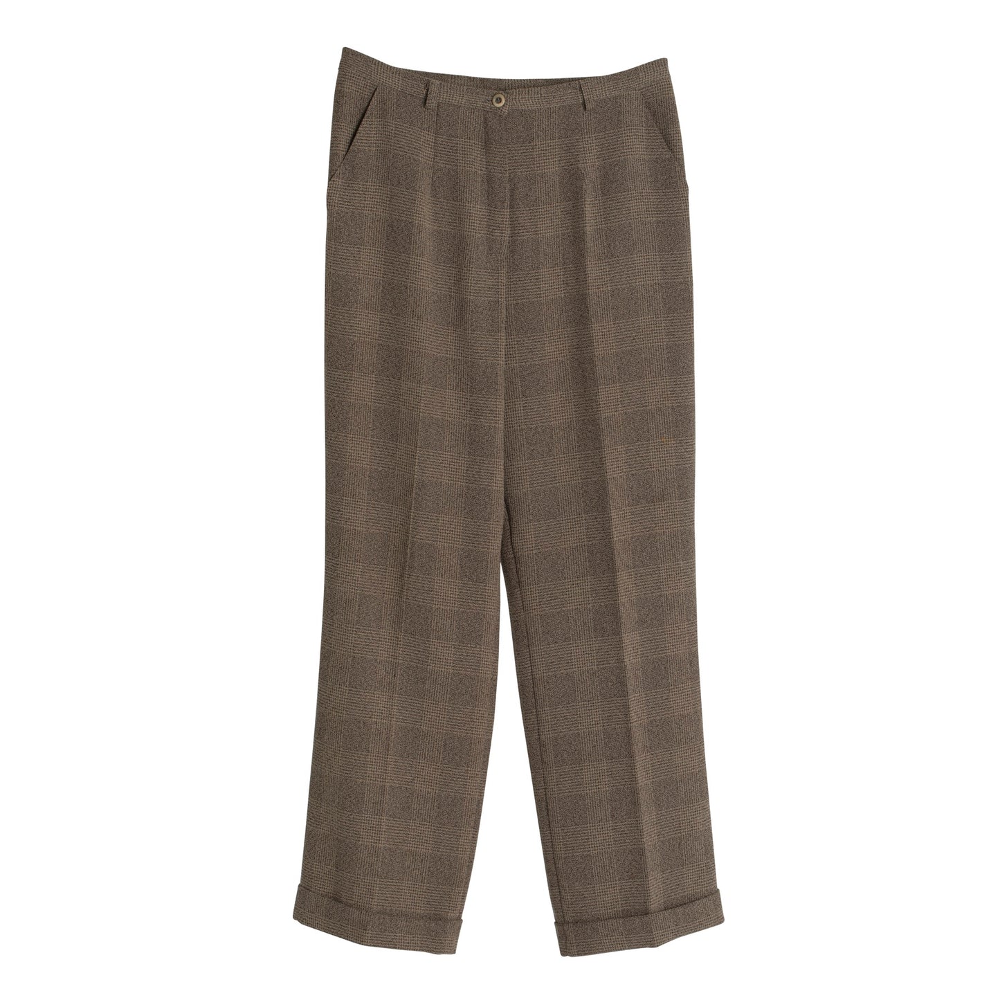 80s, Glen Plaid, Crepe Weave, Post-1970s White-Collar