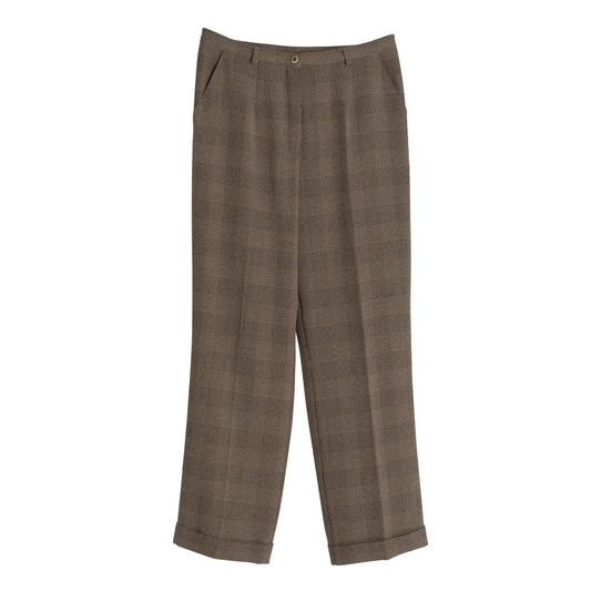 80s, Glen Plaid, Crepe Weave, Post-1970s White-Collar