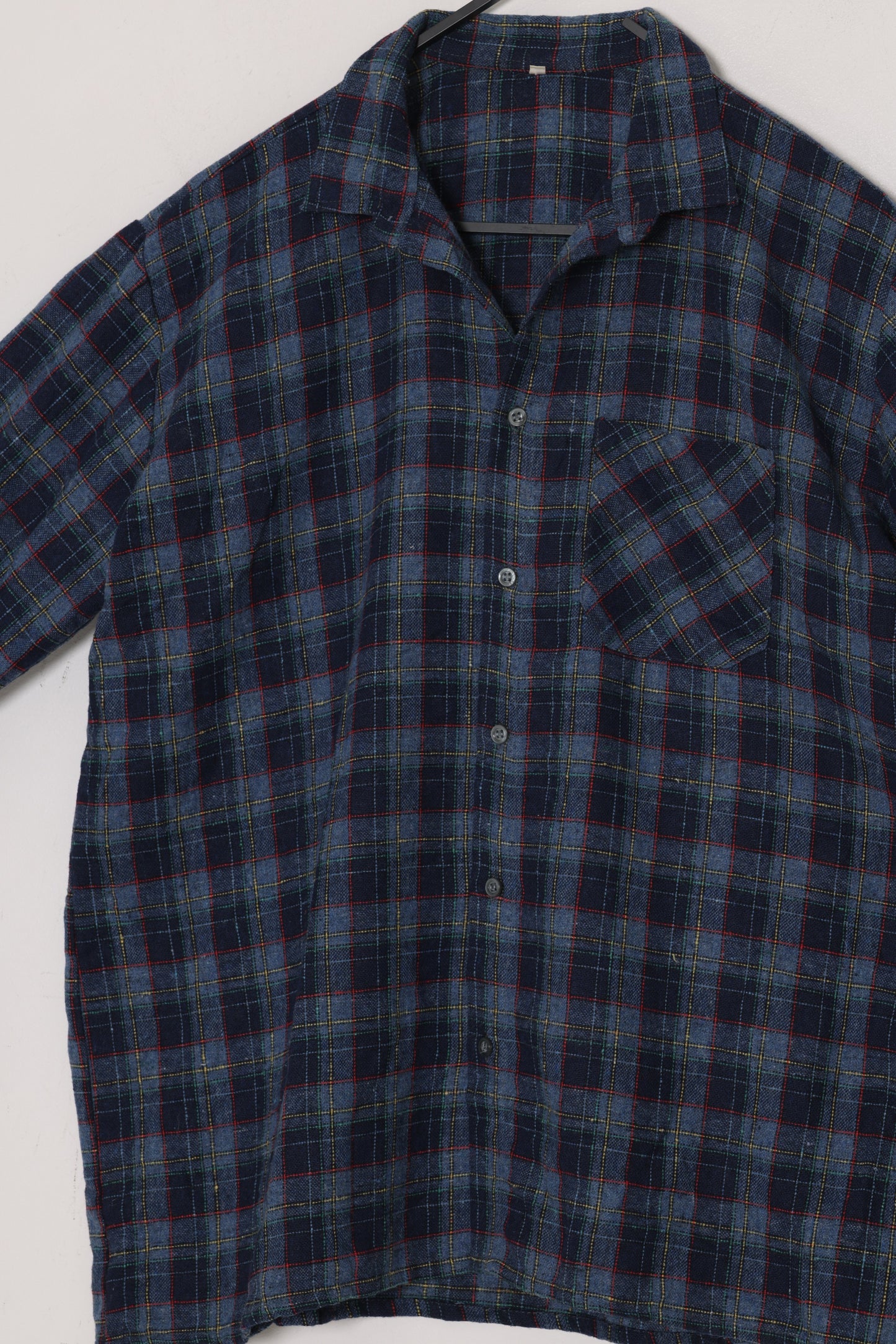 Post-1970 Yarn-Dyed Plaid Flannel Shirt, Workwear Leisure