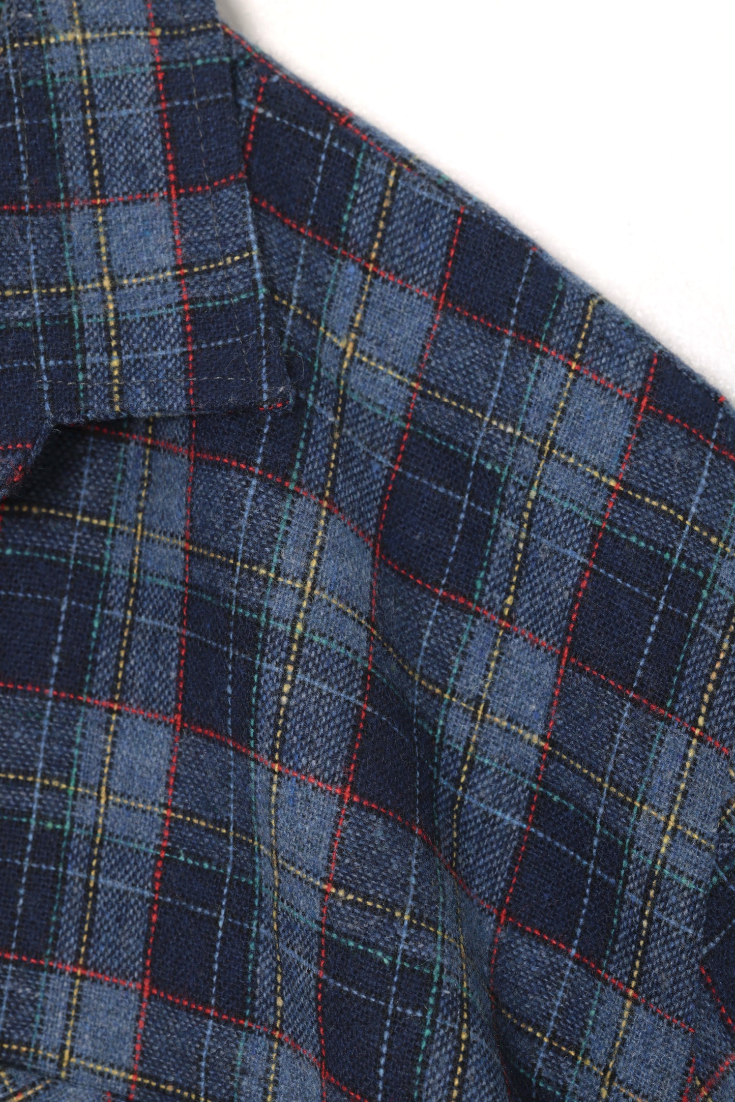 Post-1970 Yarn-Dyed Plaid Flannel Shirt, Workwear Leisure