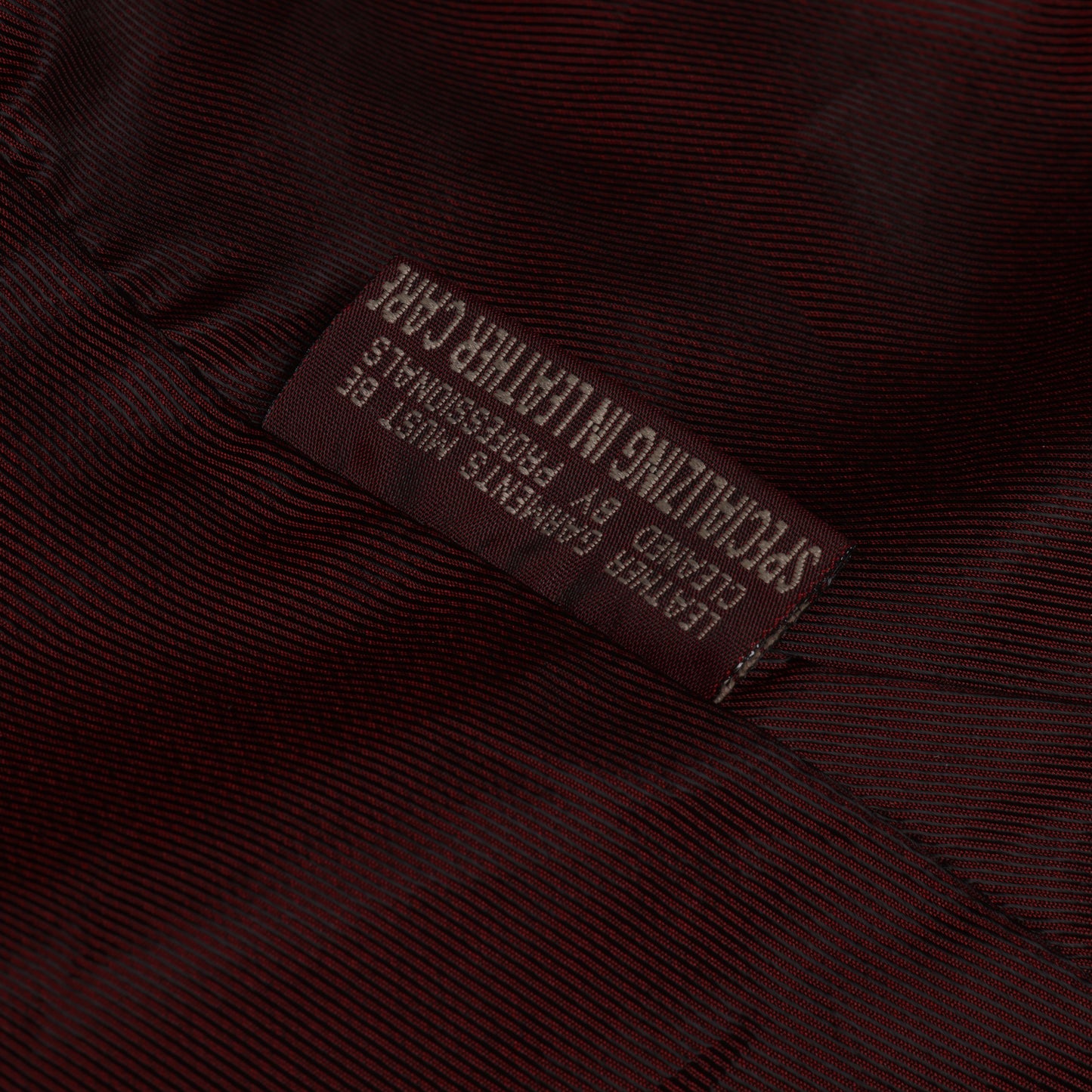 Post-1980 Pigment-Dyed Leather Zip Jacket, Vertical Panel Shaping, Knoxville Production