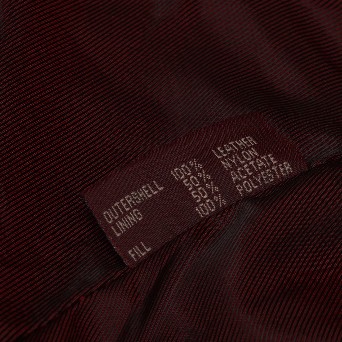 Post-1980 Pigment-Dyed Leather Zip Jacket, Vertical Panel Shaping, Knoxville Production