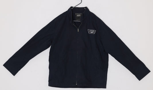 Post-1990 Plain-Weave Shell Jacket with Embroidered Chest Patch, Vans Off the Wall
