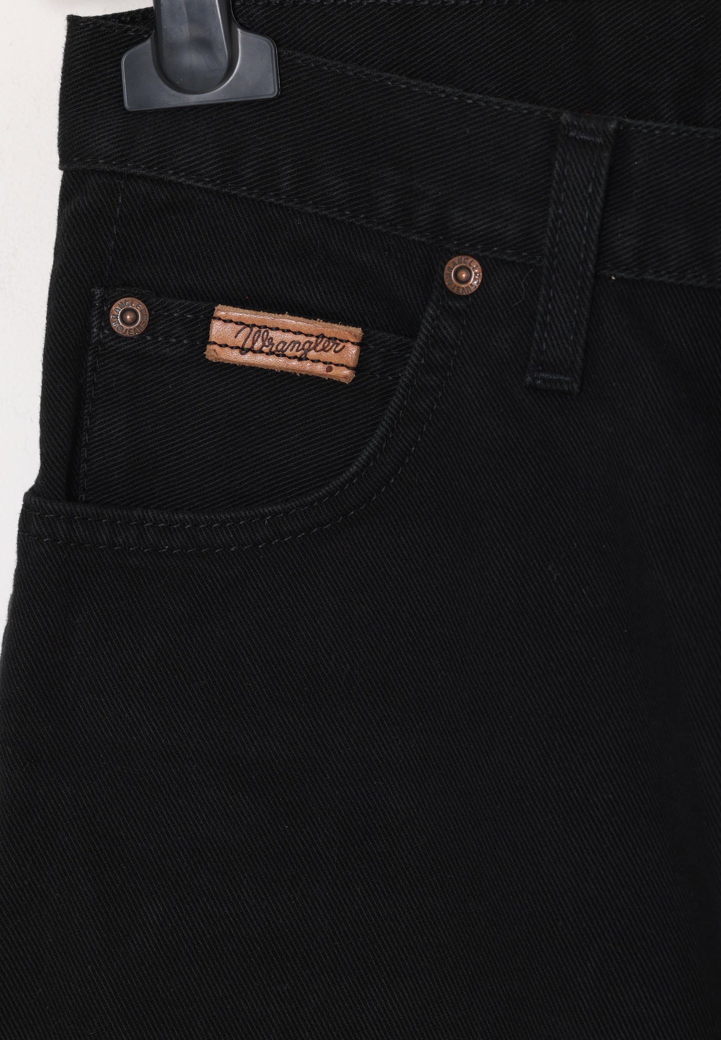 Post-1995, Overdyed Bull Denim, Cowboy-Cut, Wrangler Export Market Texas Program