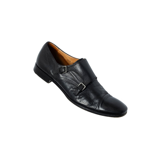 Early 2000s, Full-Grain Calf, Monk Straps, Low Vamp, Postmodern